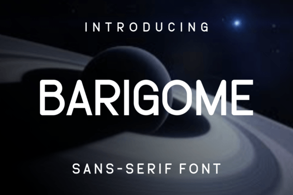 Barigome: A Bold Sans Serif Font for Clear Campaigns