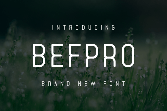 Befpro: A Unique Sans Serif Font for Modern Web Design