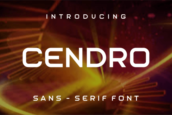 Cendro: A Modern Sans Serif Font for Web Design