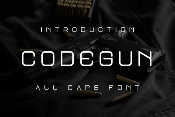 Codegun: A Modern Sans Serif Font for Crafters
