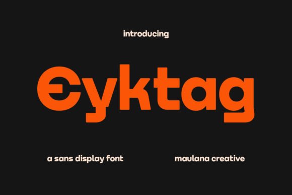 Eyktag Review: A Bold Sans Serif for Modern Branding