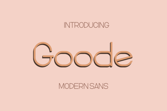 Goode: A Clear Sans Serif Font for Modern Editorial Design