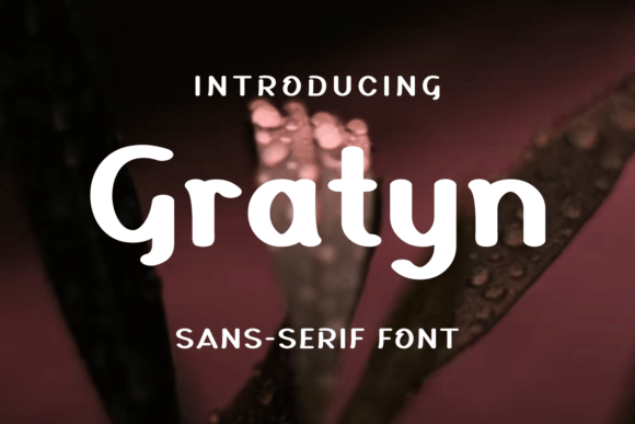 Gratyn: A Modern Sans Serif Font for Editorial Design