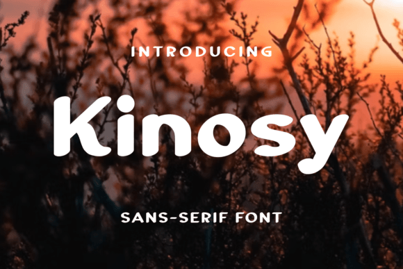 Kinosy: A Modern Sans Serif Font for Editorial Design