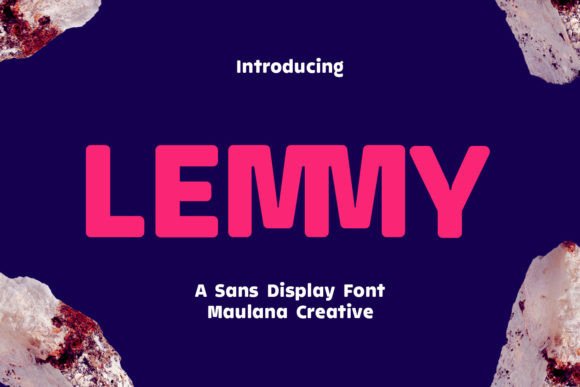 Lemmy: A Rounded Sans Serif Typeface for Modern Editorial Design