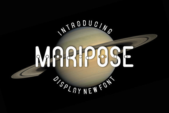 Maripose: A Sci-Fi Sans Serif Font for Bold Campaigns