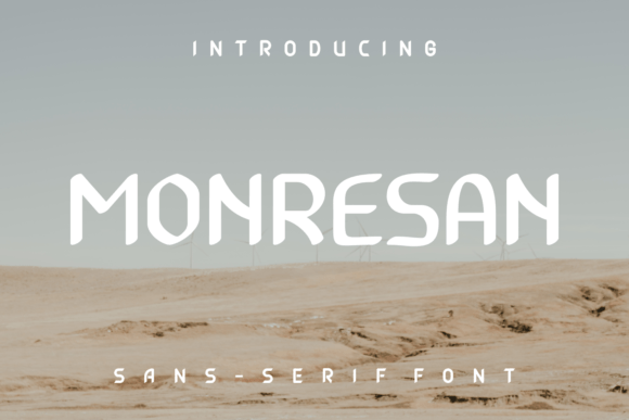 Monresan: A Distinct Sans Serif Font for Bold Campaigns