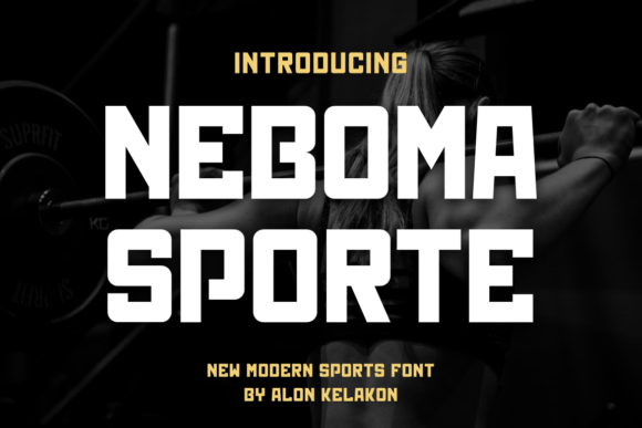 Neboma Sporte: A Bold Sans Serif Font for Web Headers