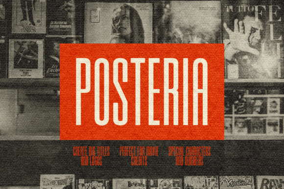 Posteria: The Bold Sans Serif Font for Modern Branding