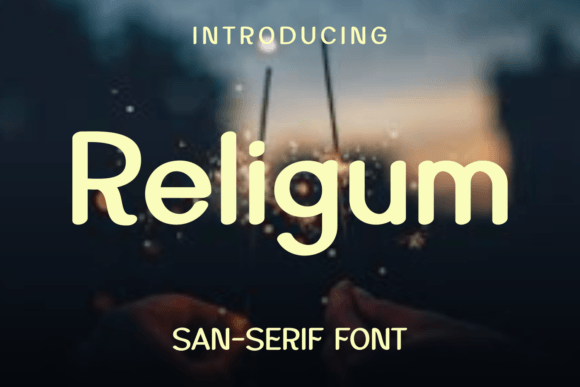 Religum: A Modern Sans Serif Font for Handmade Brands