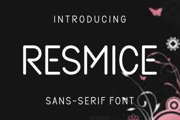 Resmice: A Cool Sans Serif Font for Makers