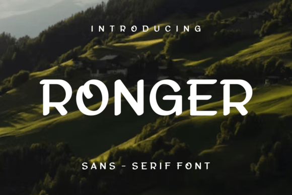 Ronger: A Modern Sans Serif Font for Small Business Branding