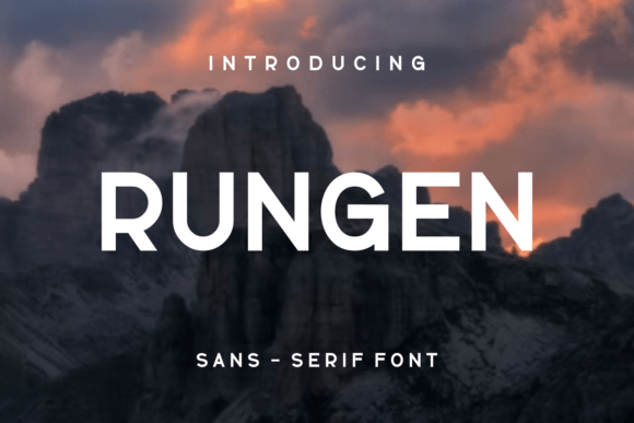 Rungen Font Review: A Unique Sans Serif for Web Design