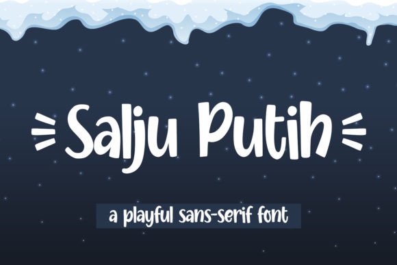 Salju Putih: A Clean Sans Serif Font for Your Brand