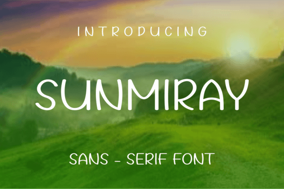 Sunmiray Font: The Perfect Sans Serif for Handmade Brands