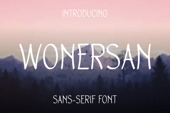 Wonersan: A Modern Sans Serif Font for Web Design