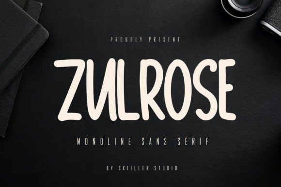 Zulrose: A Bold Sans Serif Font for Handmade Brands